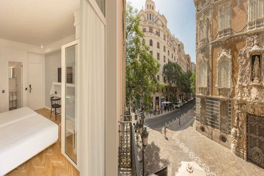 Met uitzicht op het paleis (17 m2) Hotel SH Ingles Valencia